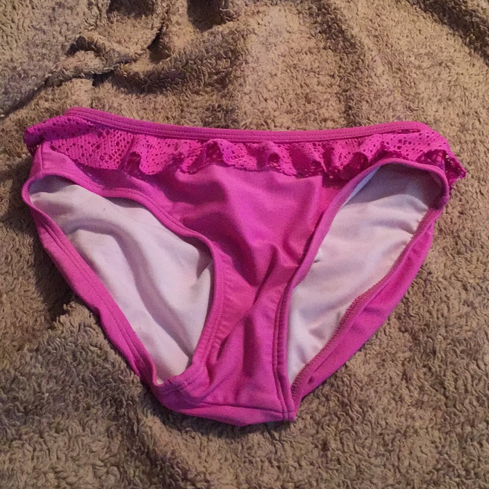 Purple bikini bottoms